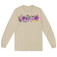 Mushroom Valentine Laboratory Long Sleeve Tee - CowhideDigitalArt