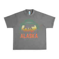 Tornado katmai national park alaska bear hiking travel nature retro pullover h Urban Heavy Tee - linhVisuals