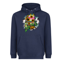 Navy maine Heavyweight Hoodie - RanaPortraitStore