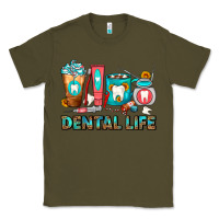 Army Green Dental Life Dentist Coffee Cups Classic Tee - FaDigitalArtStudio