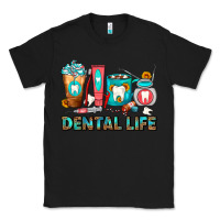 Black Dental Life Dentist Coffee Cups Classic Tee - FaDigitalArtStudio