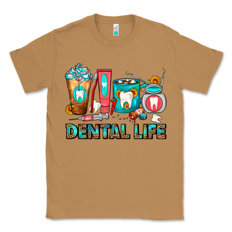 Dental Life Dentist Coffee Cups Classic Tee by FaDigitalArtStudio | Teevron
