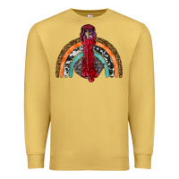 Antique Gold thanksgiving turkey rainbow Premium Sweatshirt - RanaPortraitStore