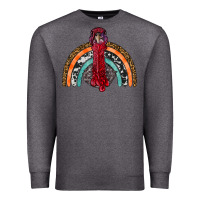 Charcoal Heather thanksgiving turkey rainbow Premium Sweatshirt - RanaPortraitStore