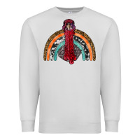 Dove Grey thanksgiving turkey rainbow Premium Sweatshirt - RanaPortraitStore