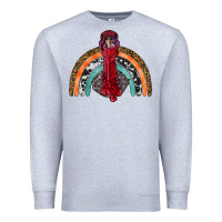 Heather Grey thanksgiving turkey rainbow Premium Sweatshirt - RanaPortraitStore
