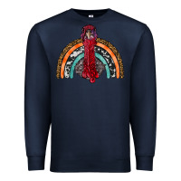 Navy thanksgiving turkey rainbow Premium Sweatshirt - RanaPortraitStore