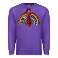 Purple thanksgiving turkey rainbow Premium Sweatshirt - RanaPortraitStore