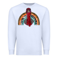 White thanksgiving turkey rainbow Premium Sweatshirt - RanaPortraitStore