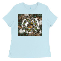 Baby Blue natures circle of life Ladies Tee - CowhideDigitalArt