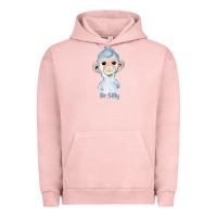 Pigment Salmon monkey cute animals Urban Hoodie - RanaPortraitStore