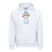 White monkey cute animals Urban Hoodie - RanaPortraitStore