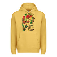 Antique Gold juneteenth love Premium Hoodie - BarkalooDesign