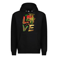 Black juneteenth love Premium Hoodie - BarkalooDesign