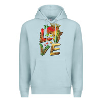 Blue Mist juneteenth love Premium Hoodie - BarkalooDesign