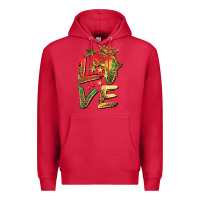 Cardinal juneteenth love Premium Hoodie - BarkalooDesign