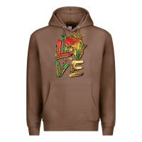 Chestnut juneteenth love Premium Hoodie - BarkalooDesign