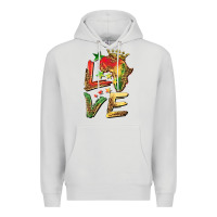 Dove Grey juneteenth love Premium Hoodie - BarkalooDesign