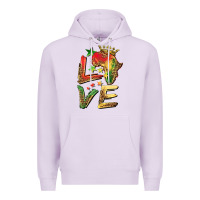 Lilac juneteenth love Premium Hoodie - BarkalooDesign