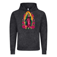Vintage Black our lady of guadalupe Vintage Hoodie - Artiststas