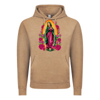 Vintage Coffee our lady of guadalupe Vintage Hoodie - Artiststas