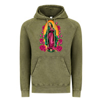Vintage Olive our lady of guadalupe Vintage Hoodie - Artiststas