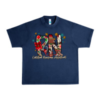 Navy RN Licensed Practical Nurse Urban Heavy Tee - CowhideDigitalArt