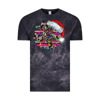 Cloud Black serape and leopard christmas Vintage Tee - CowhideDigitalArt