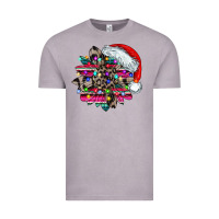 Vintage Zinc serape and leopard christmas Vintage Tee - CowhideDigitalArt