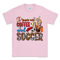 Bubblegum Pink I Run On Coffee And Soccer Frappe Classic Tee - FaDigitalArtStudio