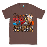 Chestnut I Run On Coffee And Soccer Frappe Classic Tee - FaDigitalArtStudio