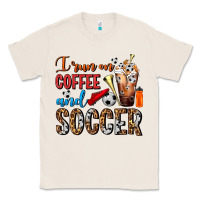 Natural I Run On Coffee And Soccer Frappe Classic Tee - FaDigitalArtStudio