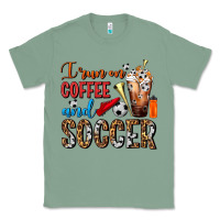 Sage I Run On Coffee And Soccer Frappe Classic Tee - FaDigitalArtStudio