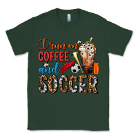 Sports Green I Run On Coffee And Soccer Frappe Classic Tee - FaDigitalArtStudio