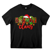 Black Christmas Grammy Claus Mother's Day Heavy Core Tee - FaDigitalArtStudio