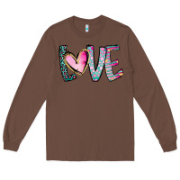 Chestnut Valentine Love Long Sleeve Tee - CowhideDigitalArt