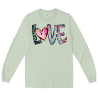 Matcha Valentine Love Long Sleeve Tee - CowhideDigitalArt