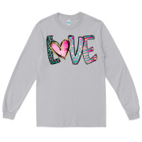 Moon Dust Valentine Love Long Sleeve Tee - CowhideDigitalArt