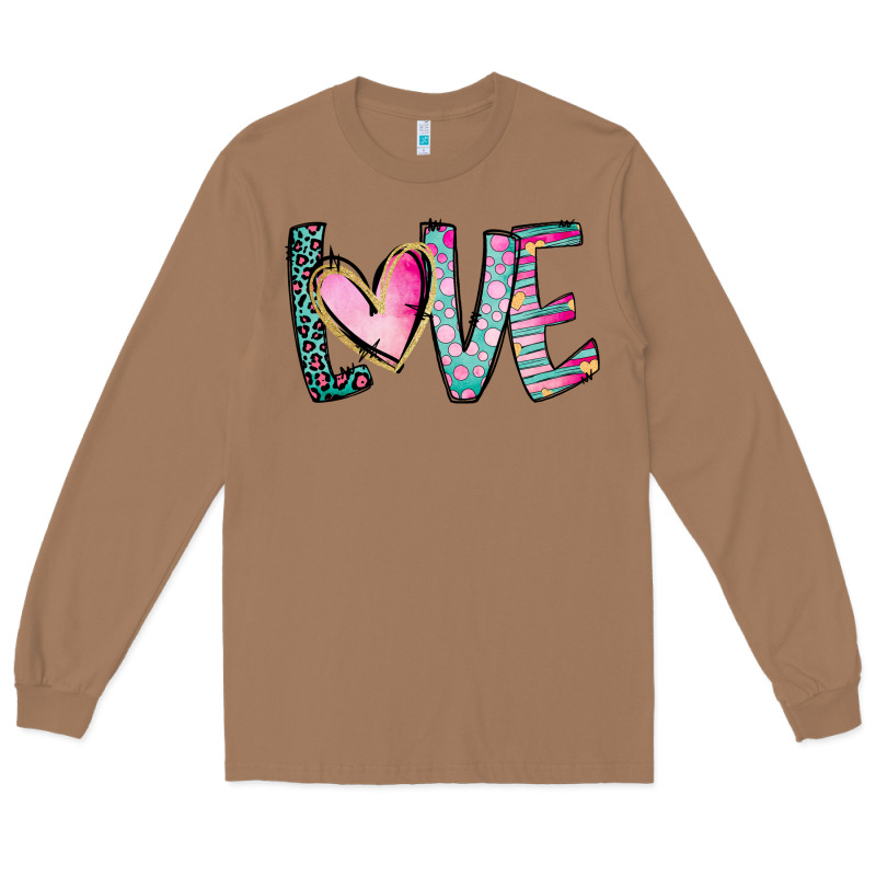 Valentine Love Long Sleeve Tee by CowhideDigitalArt | Teevron