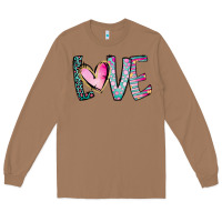 Toasted Coconut Valentine Love Long Sleeve Tee - CowhideDigitalArt
