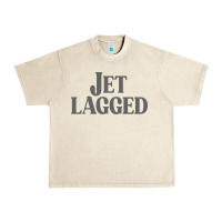 Sandshell jet lagged cute world traveler & funny vacation pullover hoodie Urban Heavy Tee - linhVisuals
