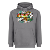 Storm Massachusetts State Map Heavyweight Hoodie - RanaPortraitStore
