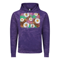 Cloud Purple easter daisy background Vintage Hoodie - Artiststas