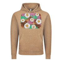 Vintage Coffee easter daisy background Vintage Hoodie - Artiststas