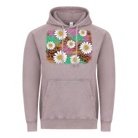 Vintage Zinc easter daisy background Vintage Hoodie - Artiststas