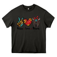 Asphalt peace love bison Heavy Core Tee - RanaPortraitStore