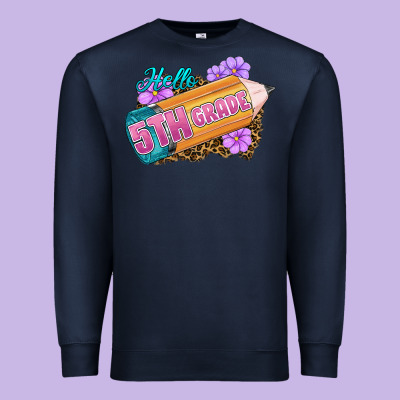 Hello 5th Grade Premium Sweatshirt Designed By Ranaportraitstore