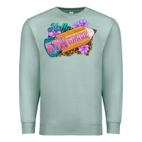 Seafoam hello 5th grade Premium Sweatshirt - RanaPortraitStore