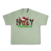 Oil Green moey Christmas Urban Heavy Tee - CowhideDigitalArt