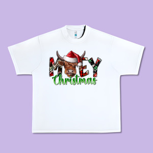 Moey Christmas Urban Heavy Tee Designed By Cowhidedigitalart